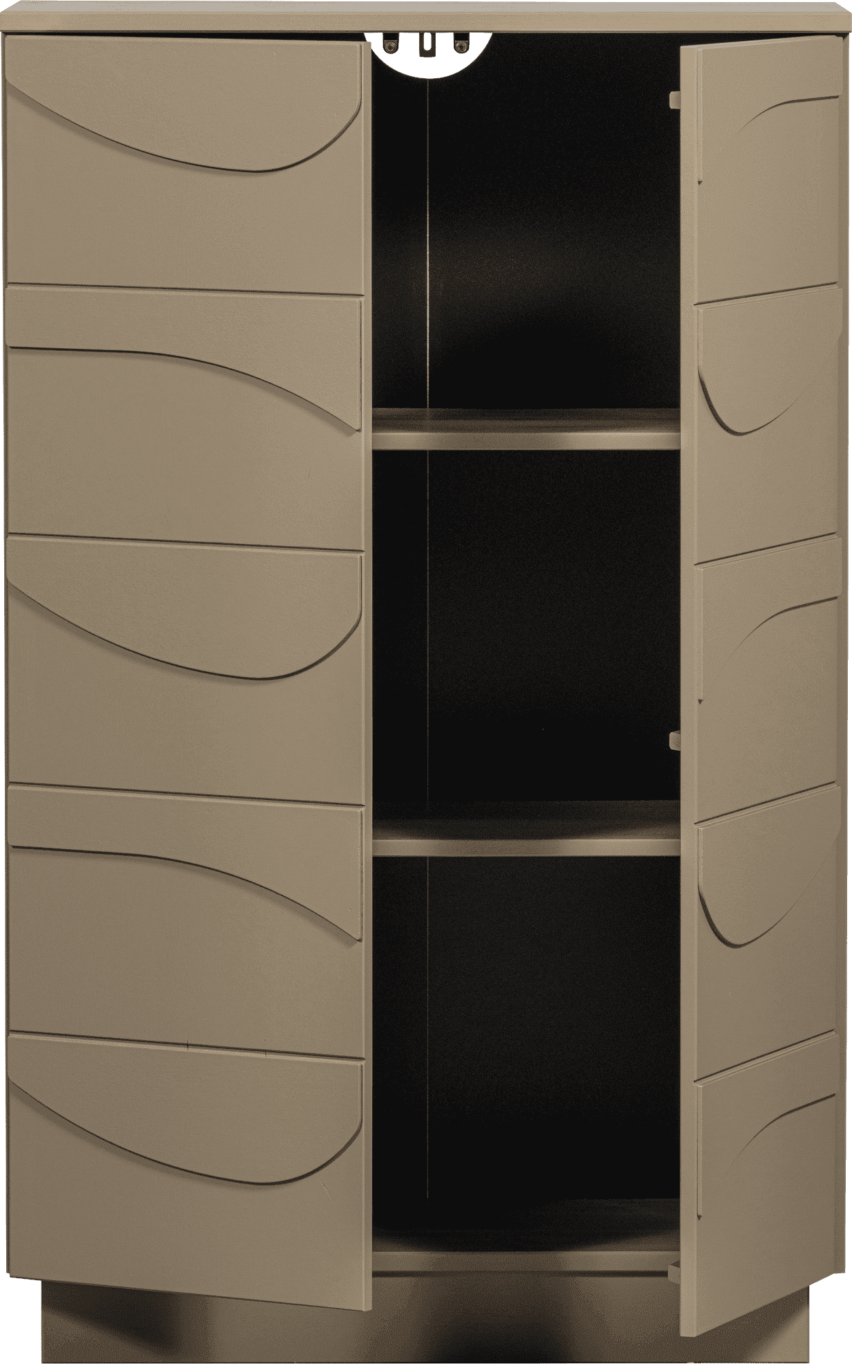 WOOOD Teo kast grenen mud Bruin|Taupe Bergkast|Kast