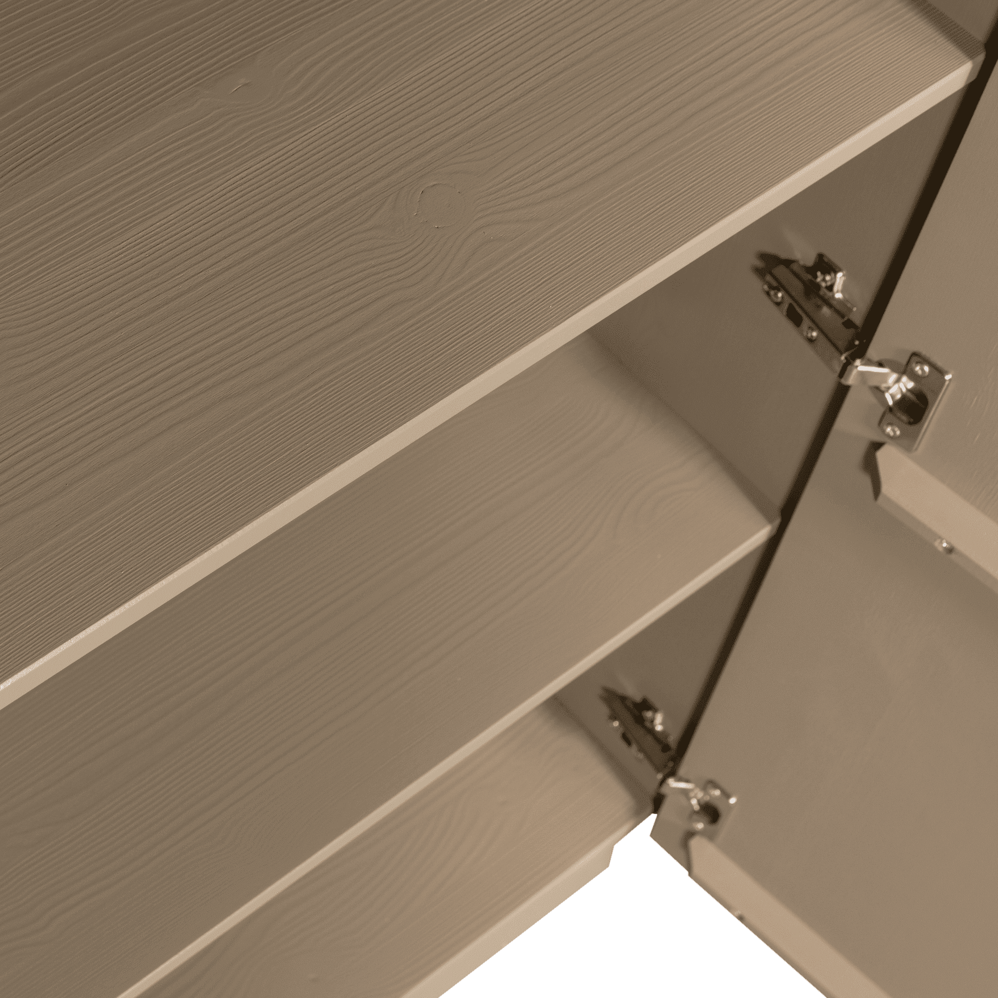WOOOD Teo kast grenen mud Bruin|Taupe Bergkast|Kast