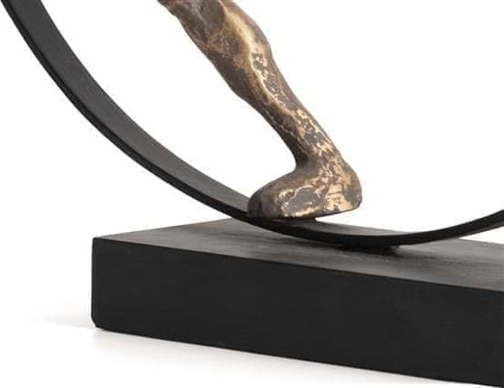 COCO maison Climbing beeld H33cm Goud Beeld