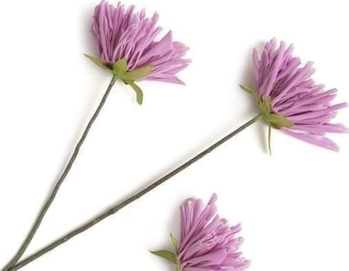COCO maison Dahlia Spider Spray kunstbloem H75cm - paars Paars Kunstbloem