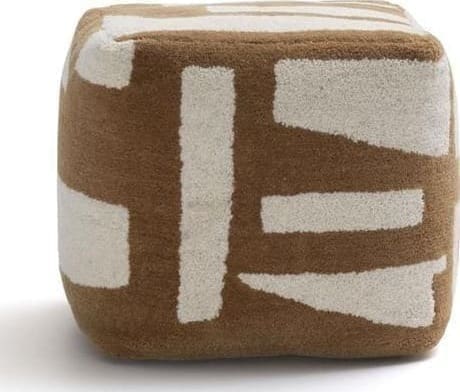 COCO maison Olivia poef H40cm Bruin Poef
