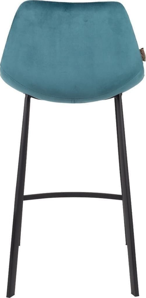 Barstoel Franky Velvet Petrol Dutchbone ZVR1500067