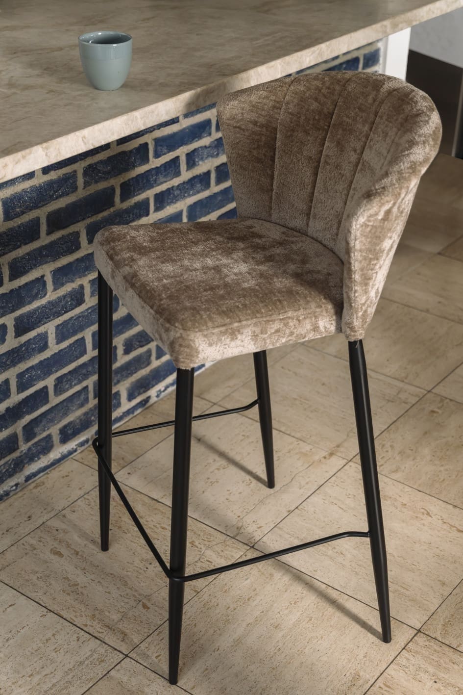 Barstoel Georgia Beige - Afbeelding 11
