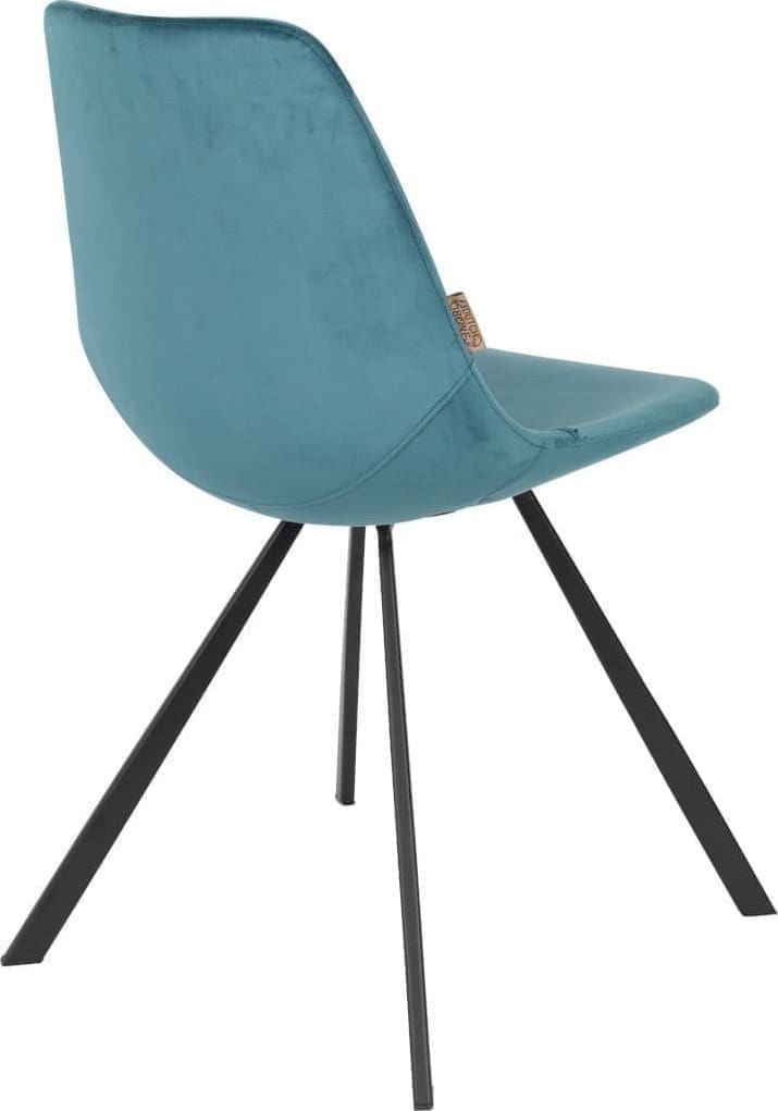Eetkamerstoel Franky Velvet Petrol Dutchbone ZVR1100370