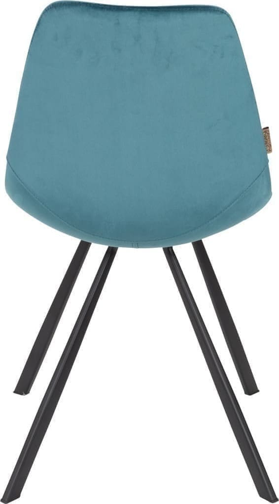 Eetkamerstoel Franky Velvet Petrol Dutchbone ZVR1100370