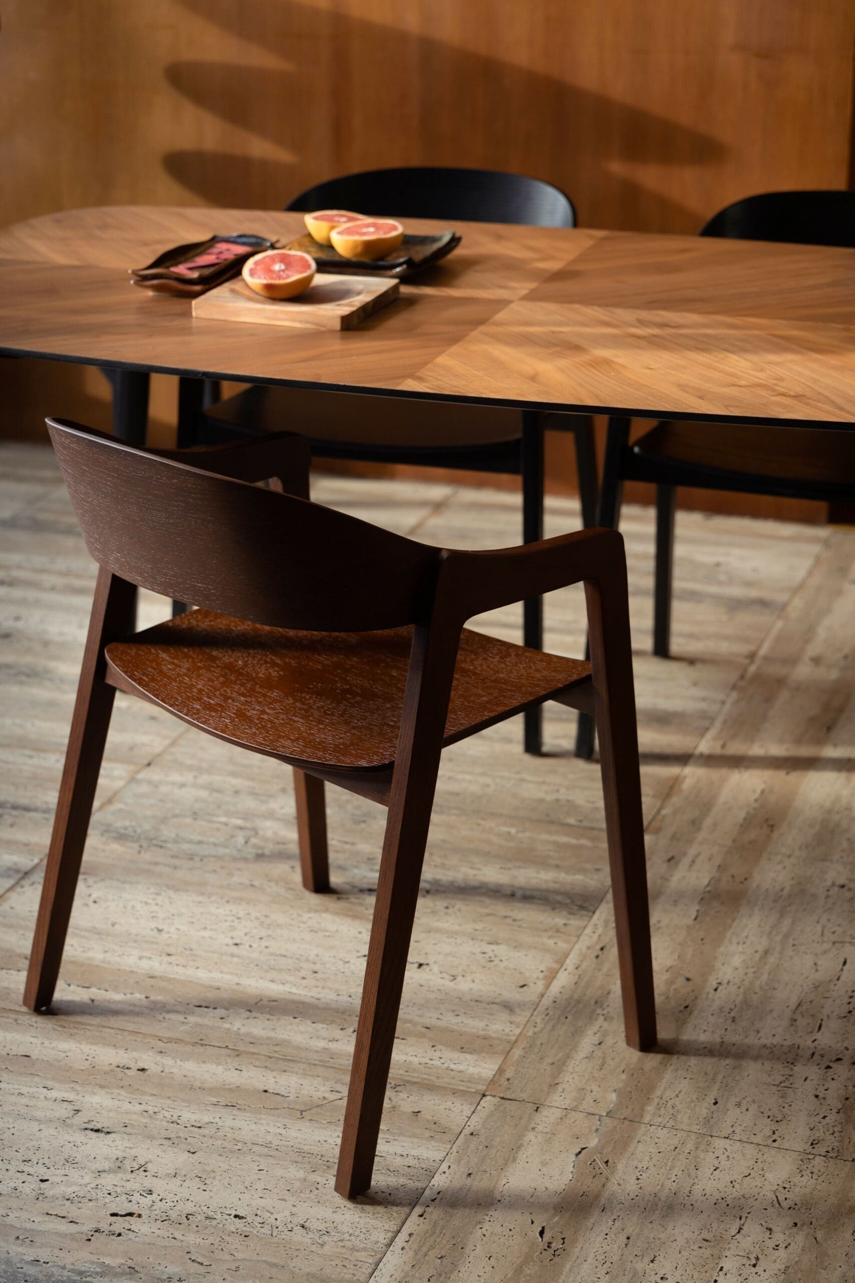 Eetkamerstoel Westlake Walnut - Afbeelding 11