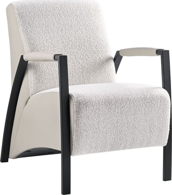 INHOUSE Fauteuil Grandola beige duo stoffering Beige Fauteuil
