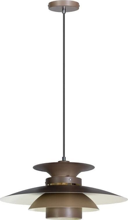 INHOUSE Hanglamp Ponzia metaal bruin Bruin Hanglamp