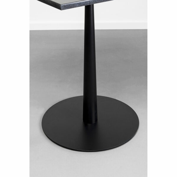 Bistro Tafel Capri Black 70x70cm Kare Design Eettafel 87927