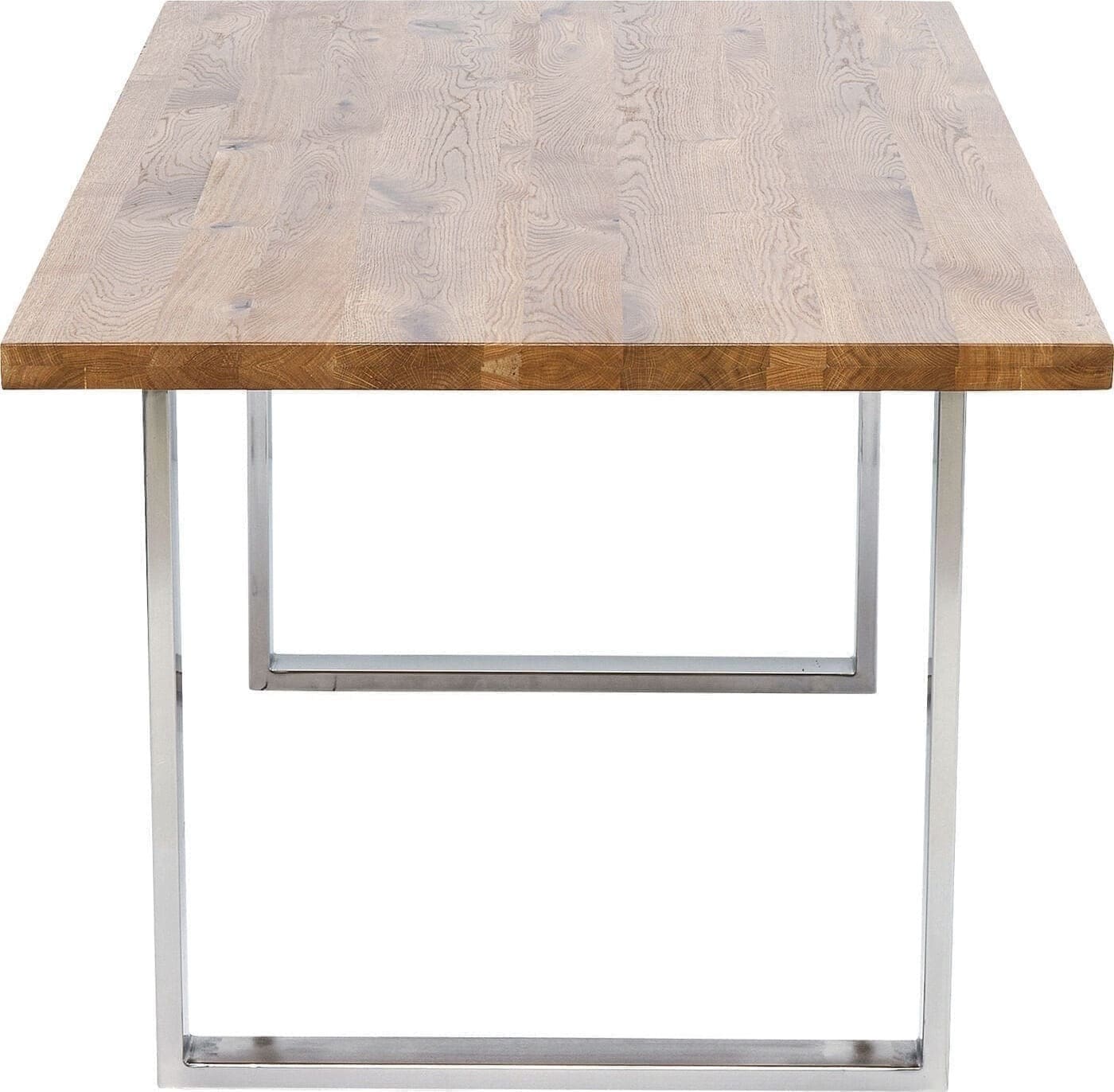 Tafel Jackie Oak Chrome 160x80 Kare Design Eettafel 84587