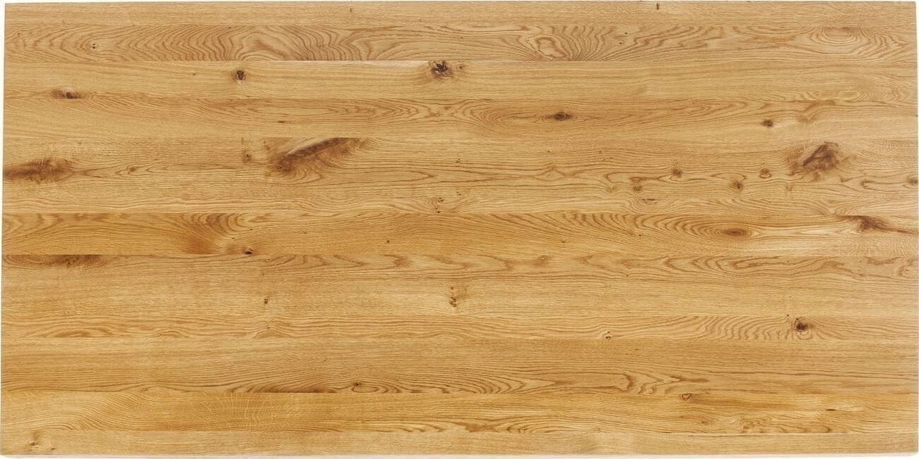 Tafel Jackie Oak Chrome 160x80 Kare Design Eettafel 84587