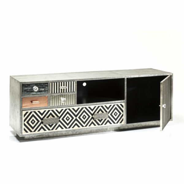 Tv-dressoir Chalet 5Drw. 1Door Kare Design Tv-meubel|Tv-dressoir 80308