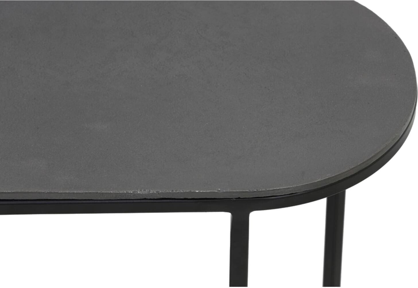 Bijzettafel Bocov - Antiek Lood-zwart Light & Living Bijzettafel 6746015