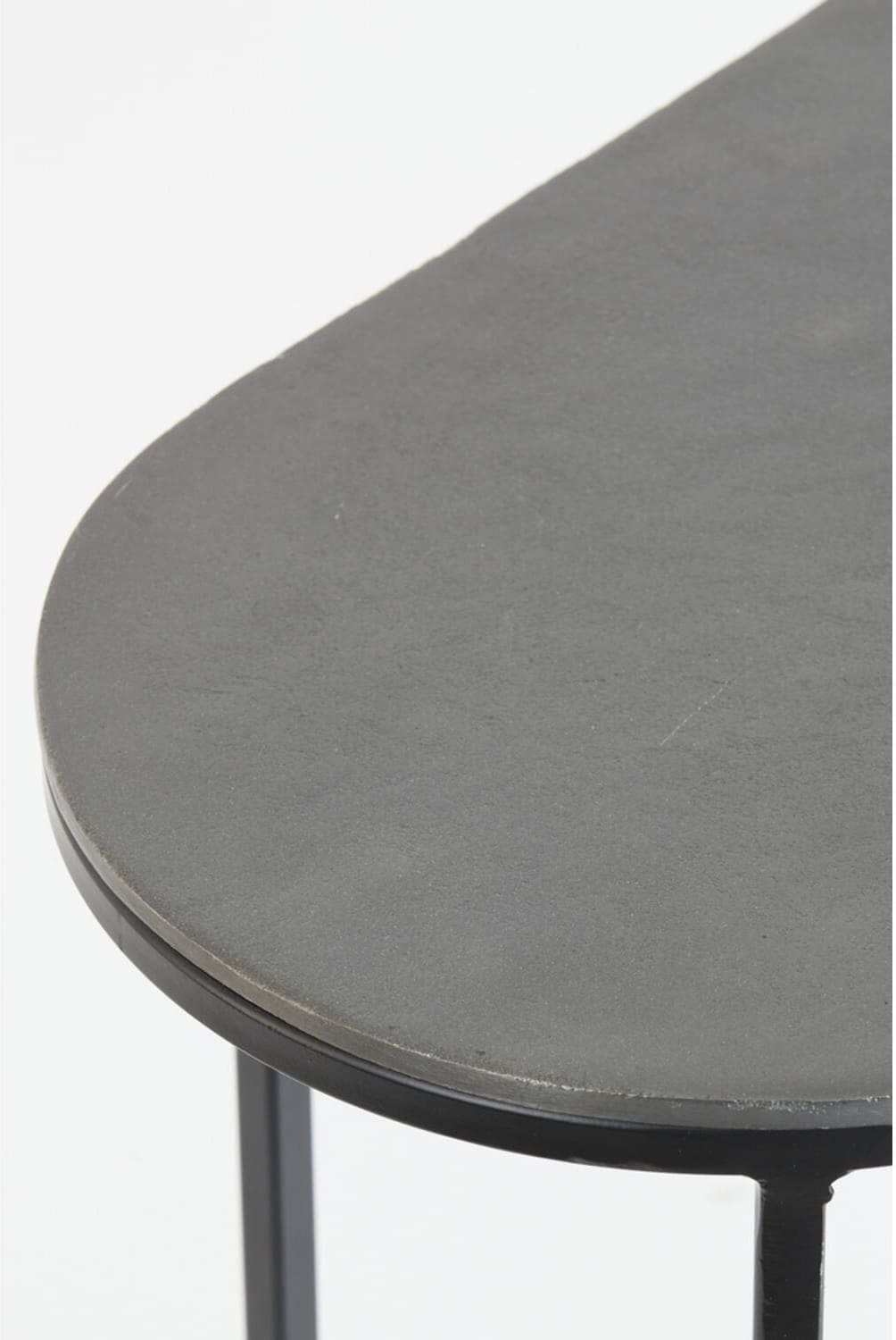 Bijzettafel Bocov - Antiek Lood-zwart Light & Living Bijzettafel 6746015