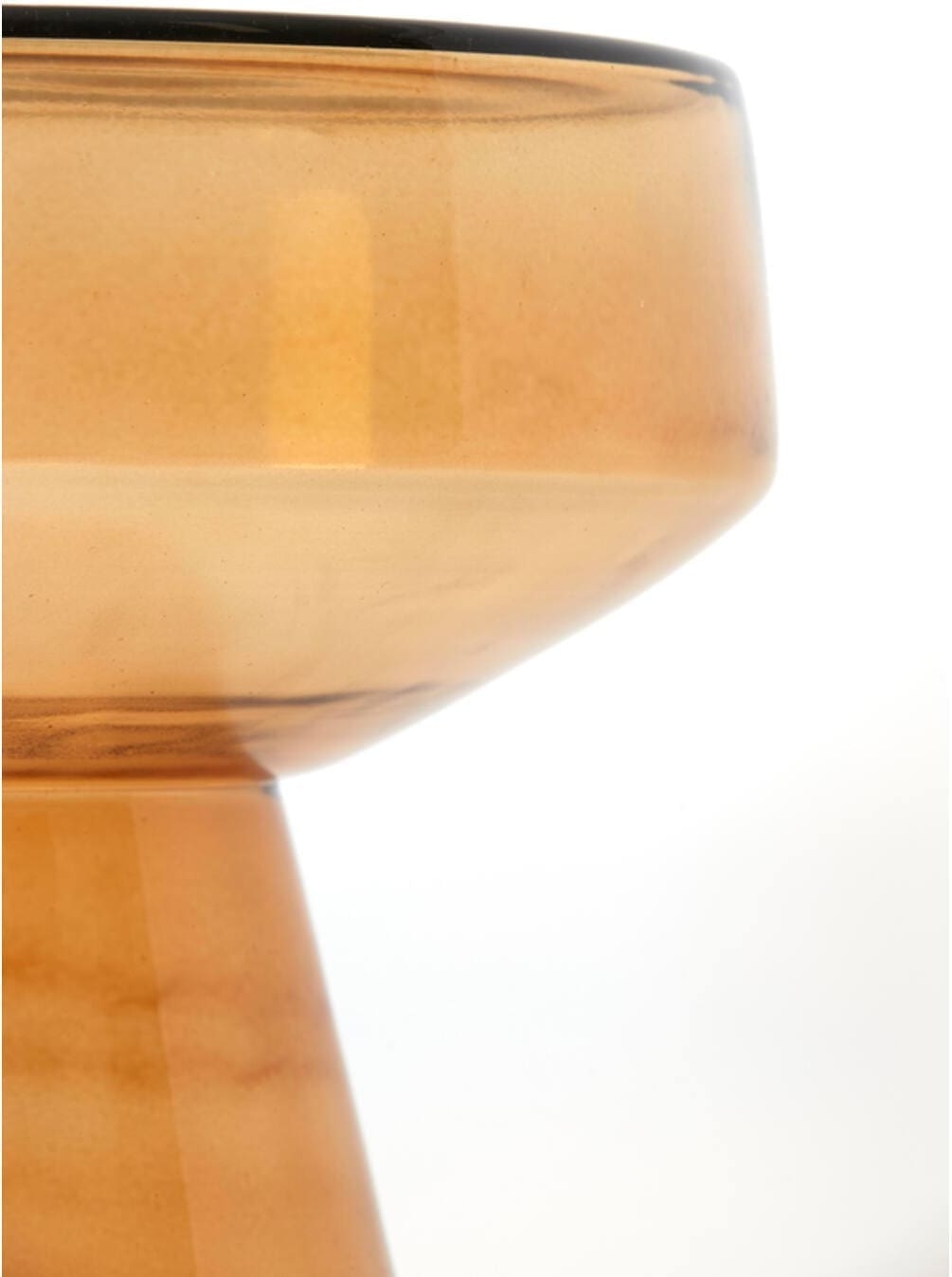 Bijzettafel Dakwa - Glas Okergeel Light & Living Bijzettafel 6779060