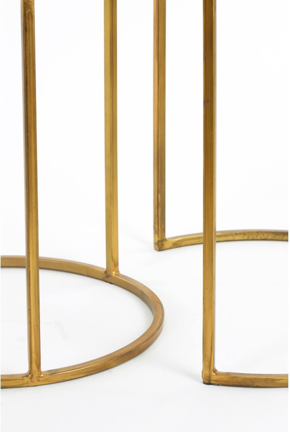 Bijzettafel Duarte - Smoke Glas-goud Light & Living Bijzettafel 6724965