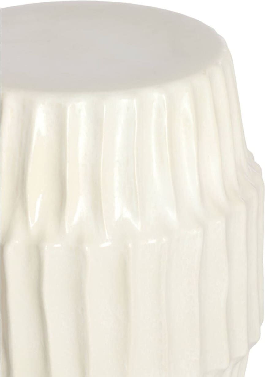 Bijzettafel Isili - Keramiek Mat Wit Light & Living Bijzettafel 6799746