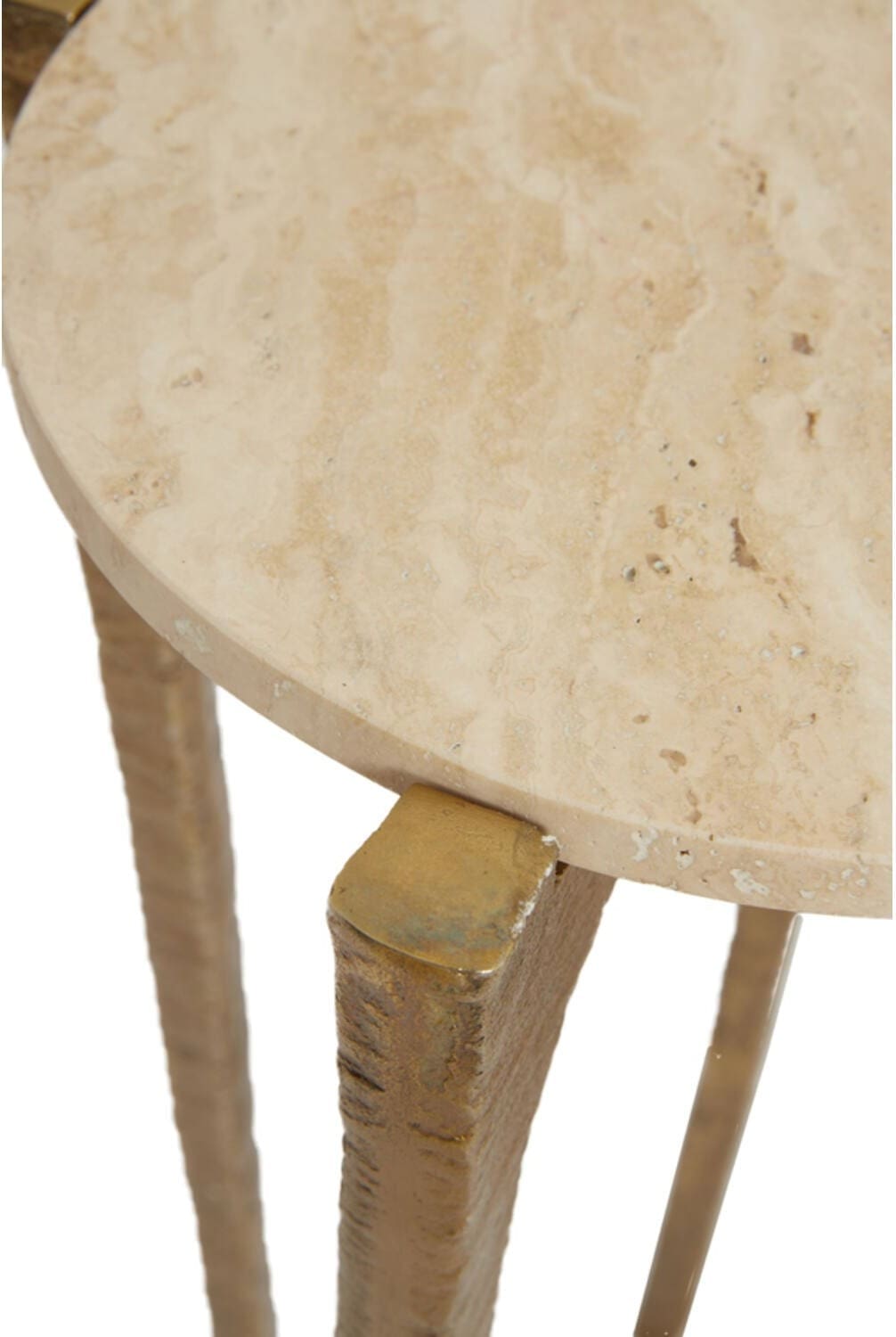 Bijzettafel Kanae - Travert Zand+ant Brns Light & Living Bijzettafel 6788926