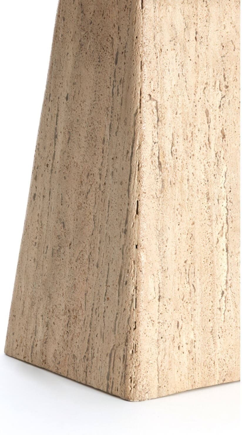 Bijzettafel Kepami - Travertin Zand Light & Living Bijzettafel 6793413