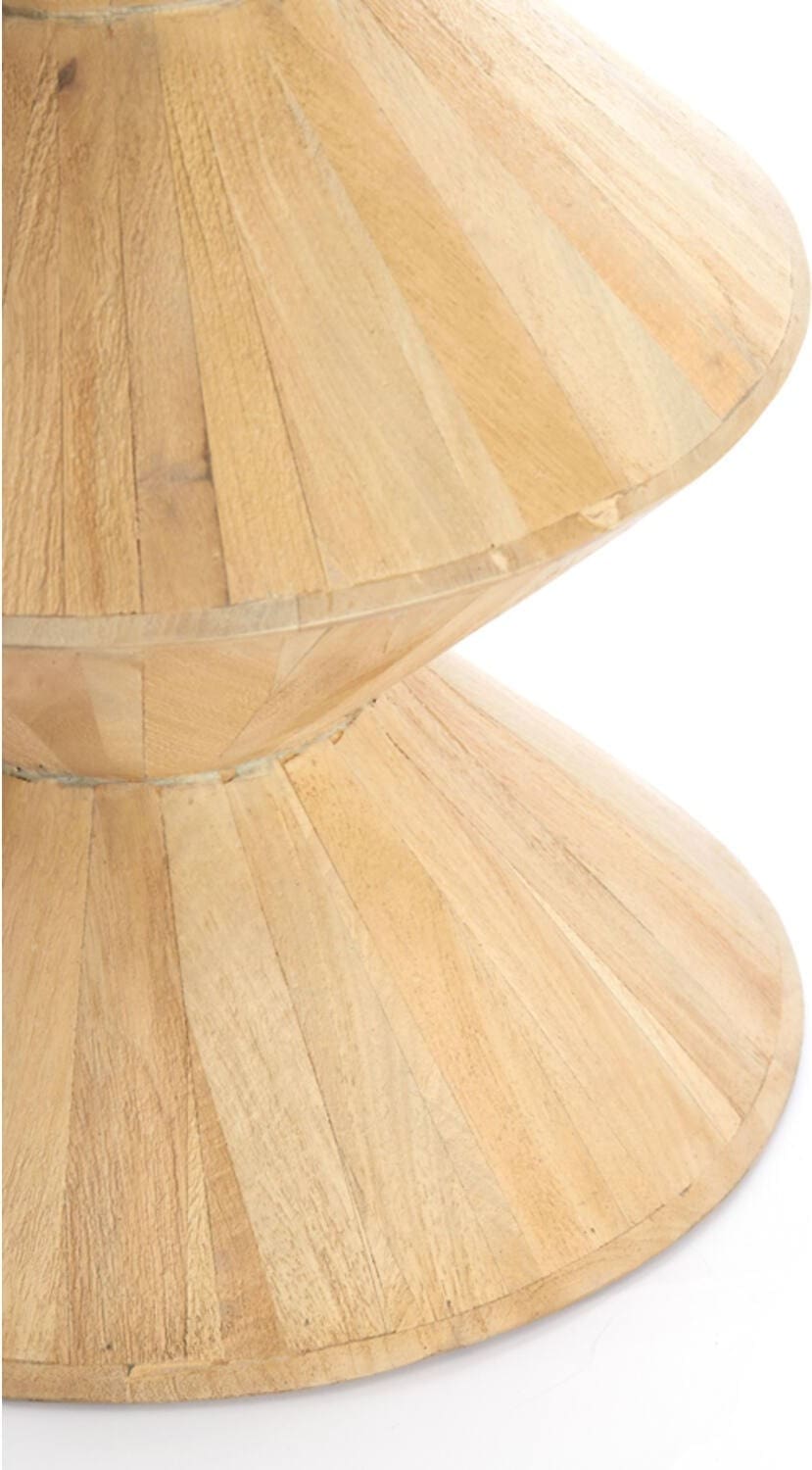 Bijzettafel Larus - Mango Hout Naturel Light & Living Bijzettafel 6783683