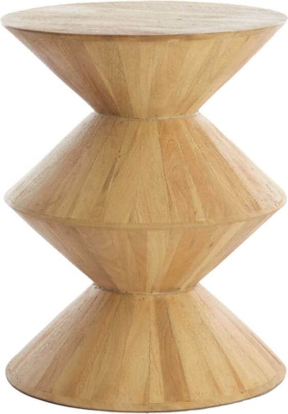Bijzettafel Larus - Mango Hout Naturel Light & Living Bijzettafel 6783683