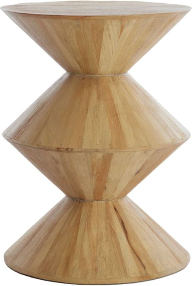 Bijzettafel Larus - Mango Hout Naturel Light & Living Bijzettafel 6783783