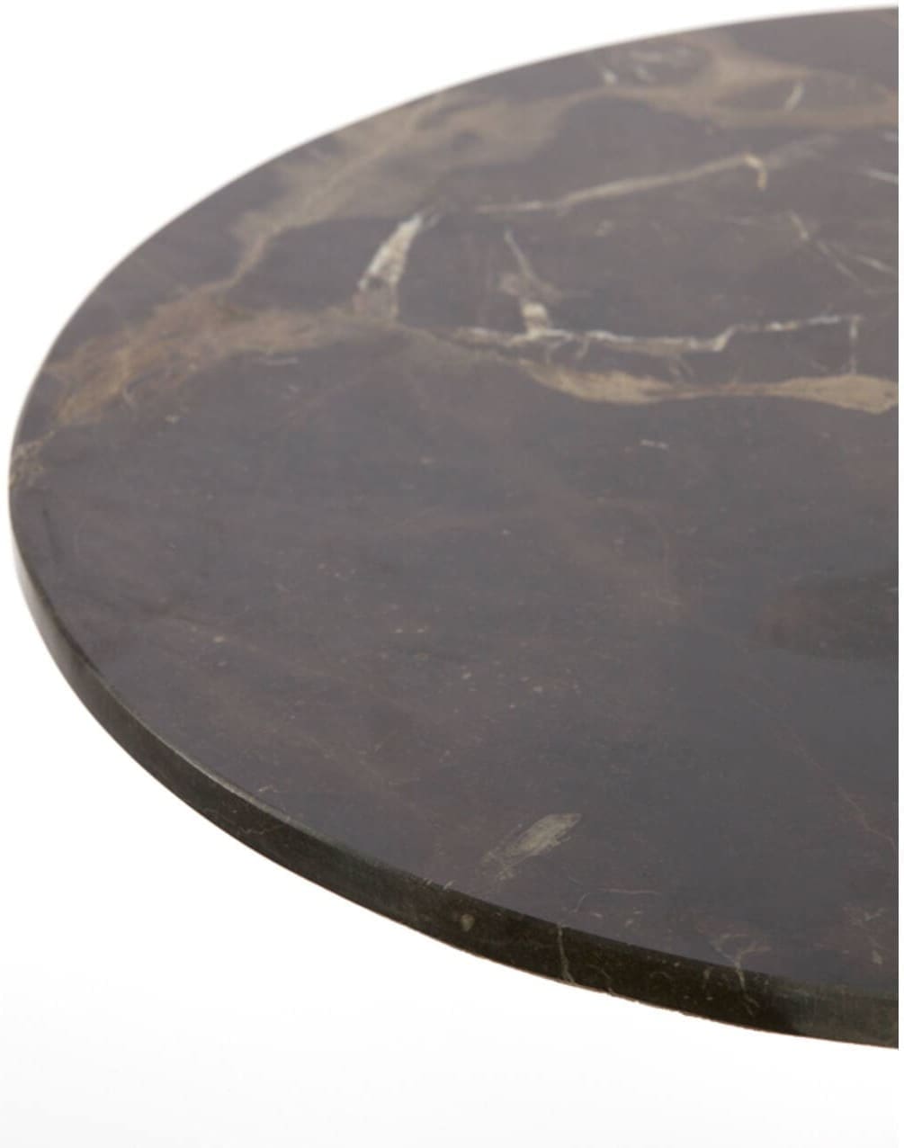 Bijzettafel Pazo - Donker Bruin Marmer+donker Bruin Light & Living Bijzettafel 6794183