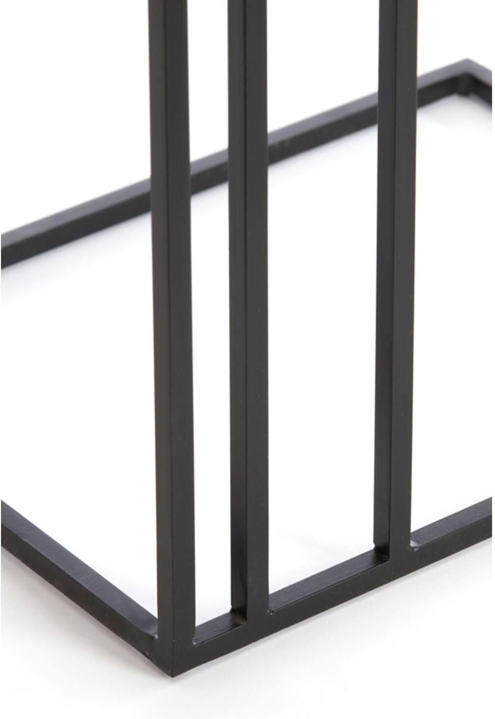 Bijzettafel Roshan - Bruin Marmer+zwart Light & Living Bijzettafel 6788582