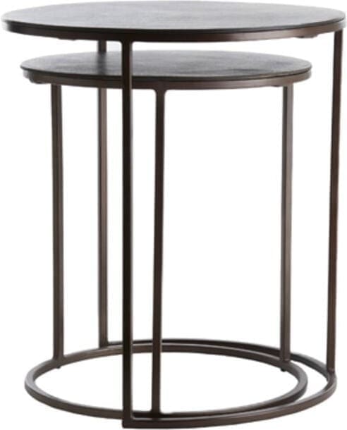 Bijzettafel Talca - Donker Bruin Light & Living Bijzettafel 6706083