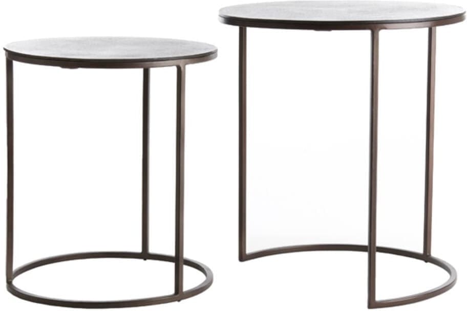 Bijzettafel Talca - Donker Bruin Light & Living Bijzettafel 6706083