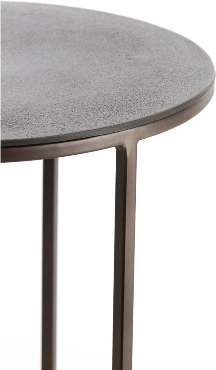Bijzettafel Talca - Donker Bruin Light & Living Bijzettafel 6706083