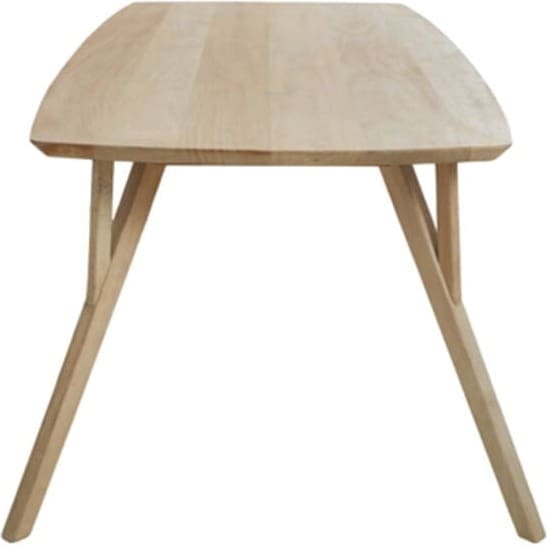 Eettafel Quenza - Mango Hout Naturel Light & Living Eettafel 6761683