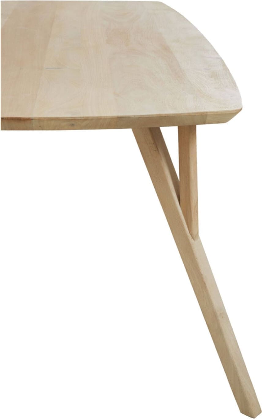 Eettafel Quenza - Mango Hout Naturel Light & Living Eettafel 6761683