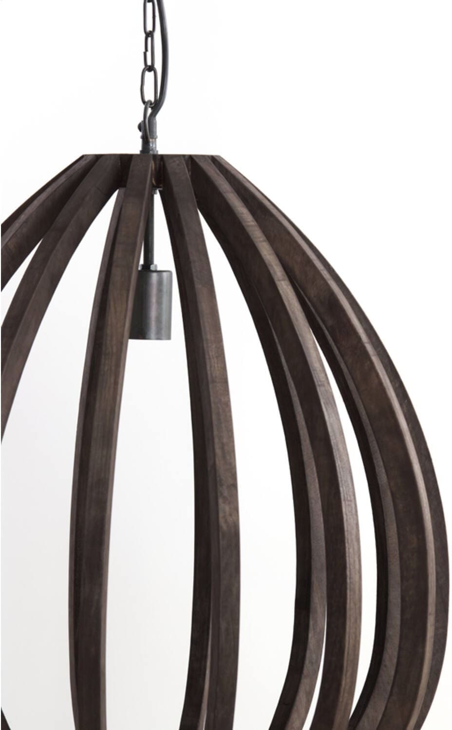 Hanglamp Barsia - Hout Donker Bruin Light & Living Hanglamp 2975390