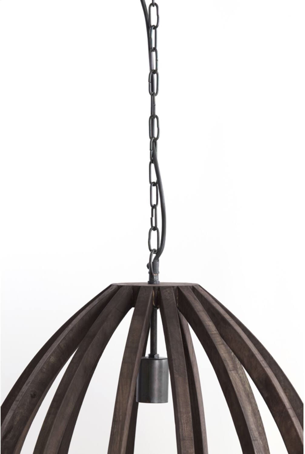 Hanglamp Barsia - Hout Donker Bruin Light & Living Hanglamp 2975390