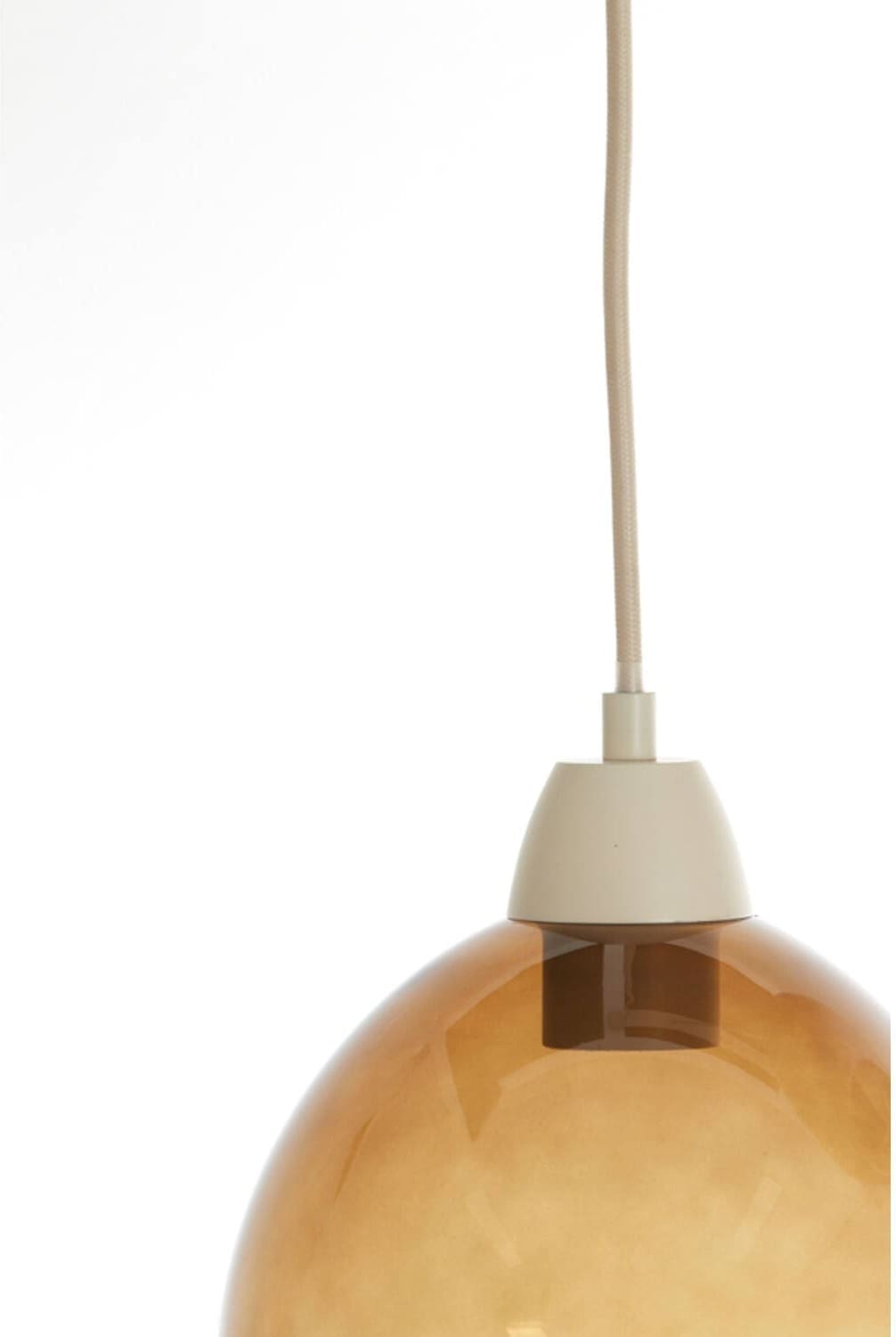 Hanglamp Bisho - Glas Bruin+zand Light & Living Hanglamp 2982382