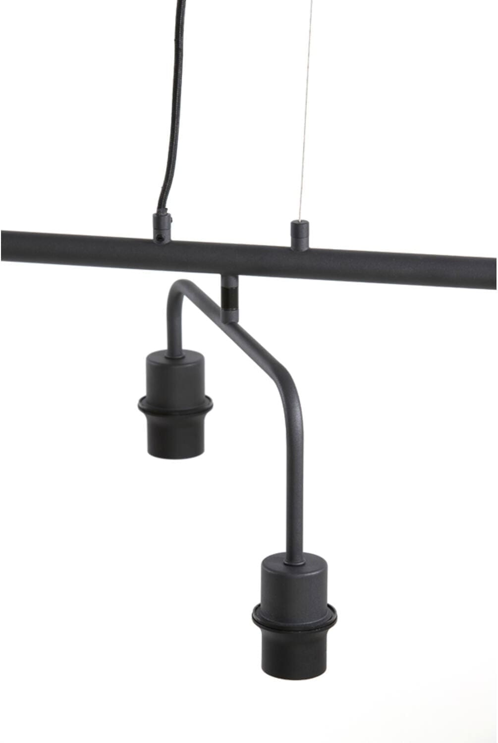 Hanglamp Edisa - Mat Zwart Light & Living Hanglamp 2974712