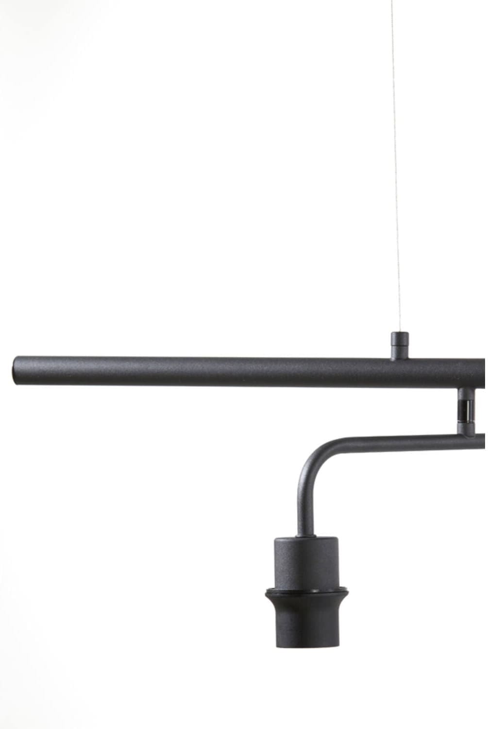 Hanglamp Edisa - Mat Zwart Light & Living Hanglamp 2974712