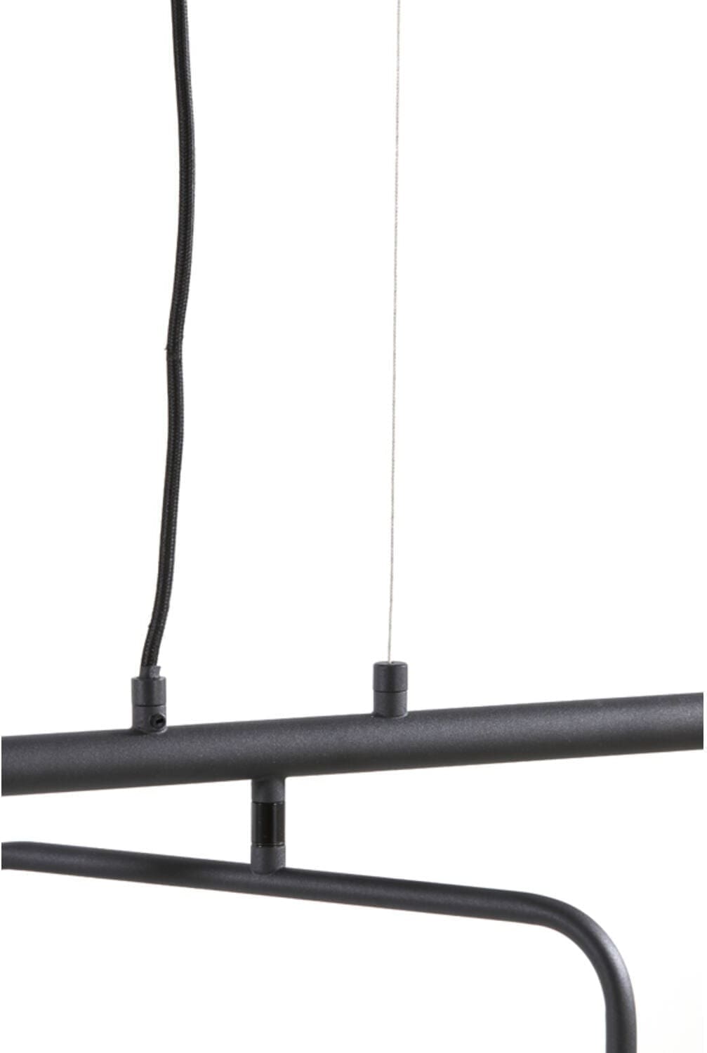 Hanglamp Edisa - Mat Zwart Light & Living Hanglamp 2974712