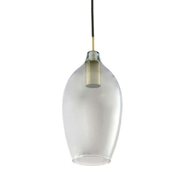 Hanglamp Lukaro - Antiek Brons+glas Smoke Light & Living Hanglamp 2977627
