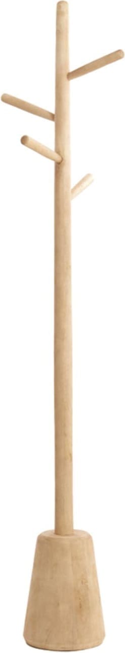 Kapstok Yenice - Hout Mat Naturel Light & Living Lampenkap 7487382
