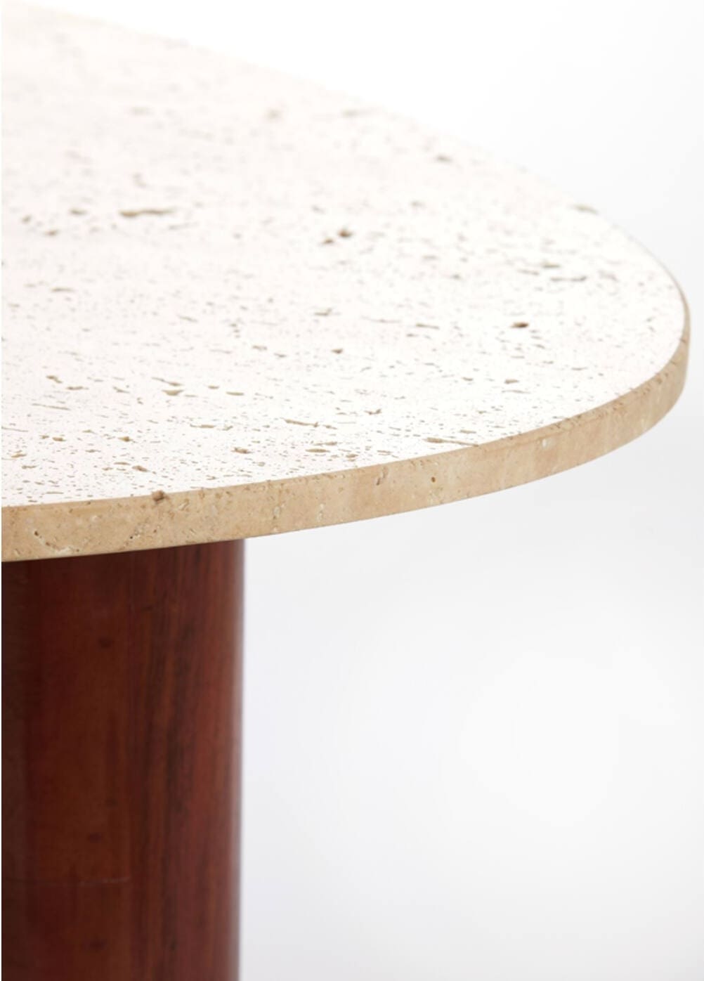 Salontafel Mahelona - Travertin Zand+hout Bruin Light & Living Salontafel 6791243