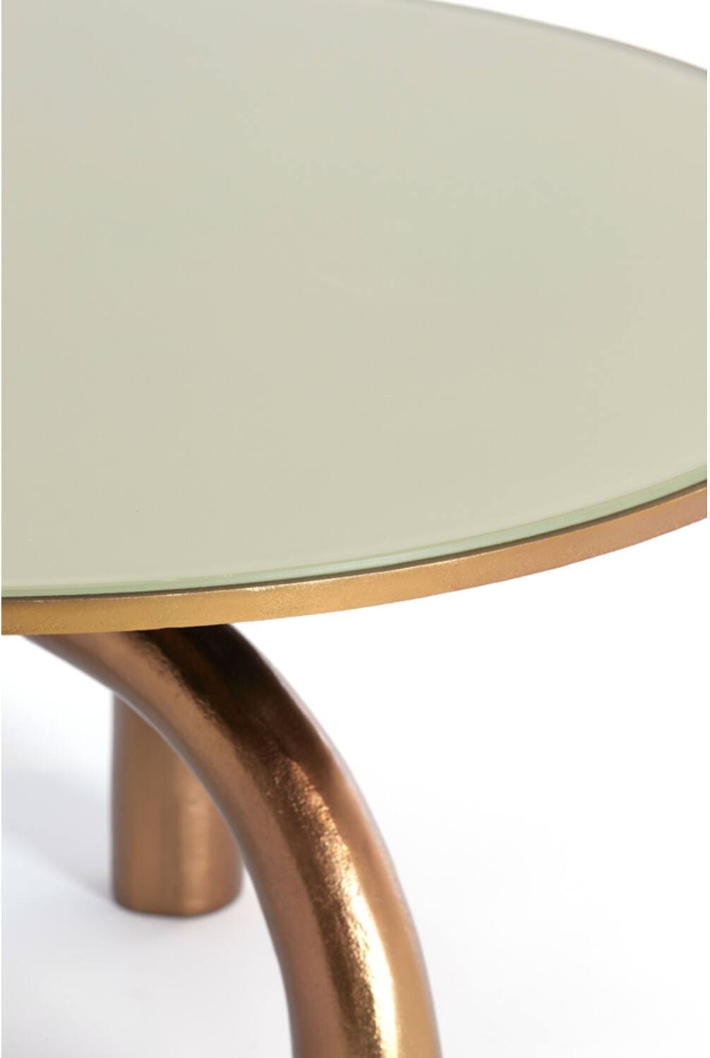 Salontafel Mello - Glans Bruin Brons+glas Taupe Light & Living Salontafel 6799161