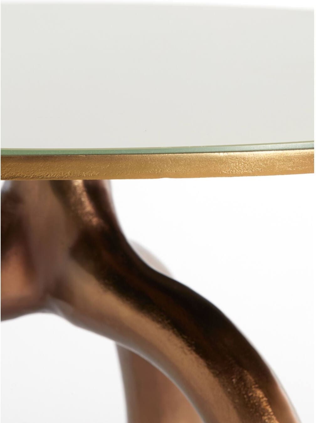 Salontafel Mello - Glans Bruin Brons+glas Taupe Light & Living Salontafel 6799161