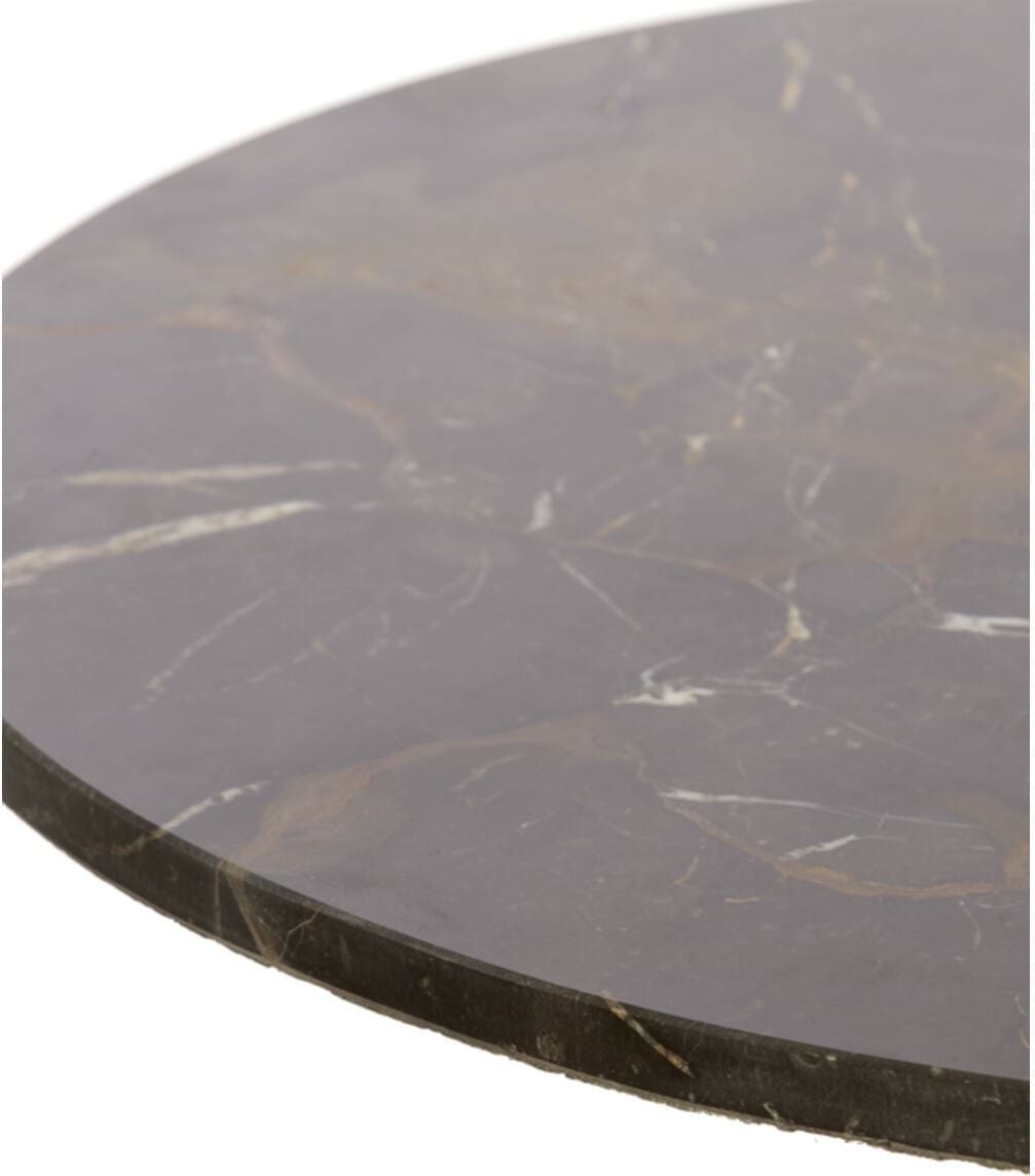 Salontafel Pazo - Donker Bruin Marmer+donker Bruin Light & Living Salontafel 6794283
