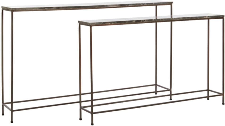 Side Morena - Bruin Marmr+brn Light & Living Wandtafel 6794483