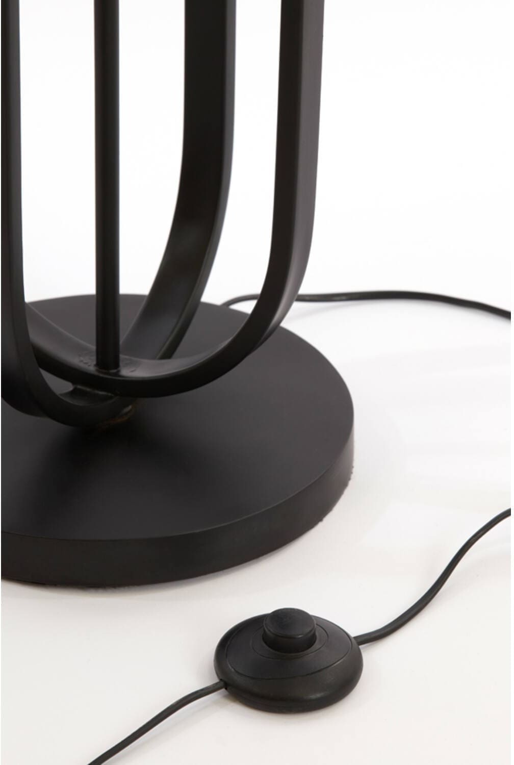 Vloerlamp Aster - Mat Zwart Light & Living Vloerlamp 8215712