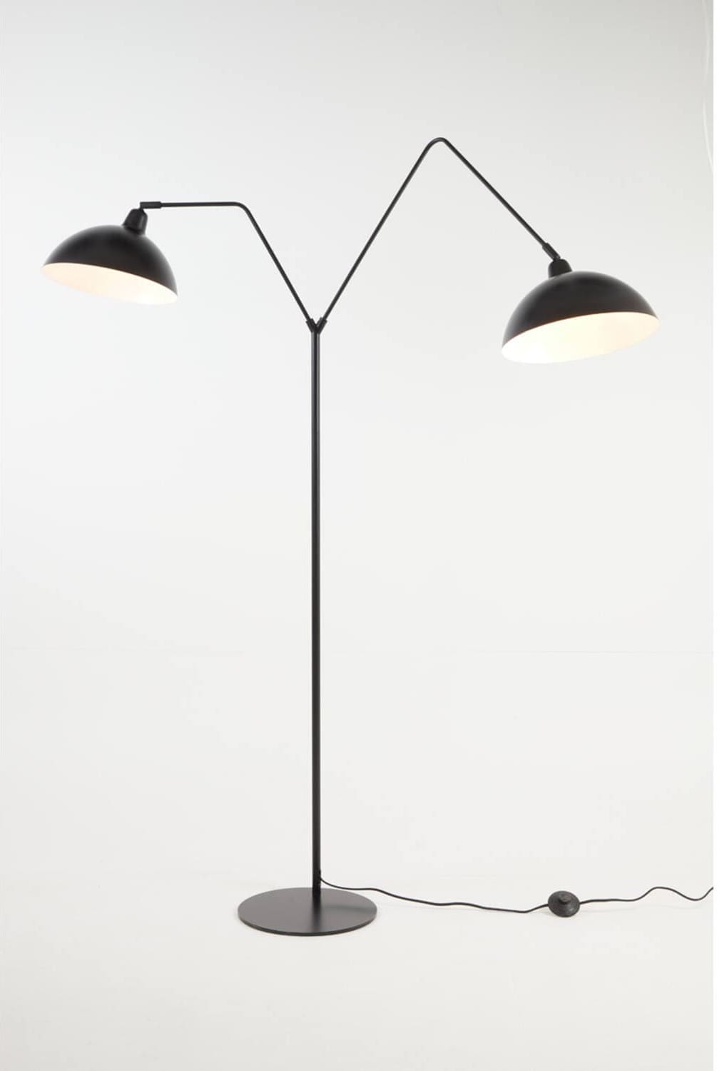 Vloerlamp Orion - Mat Zwart Light & Living Vloerlamp 1850112