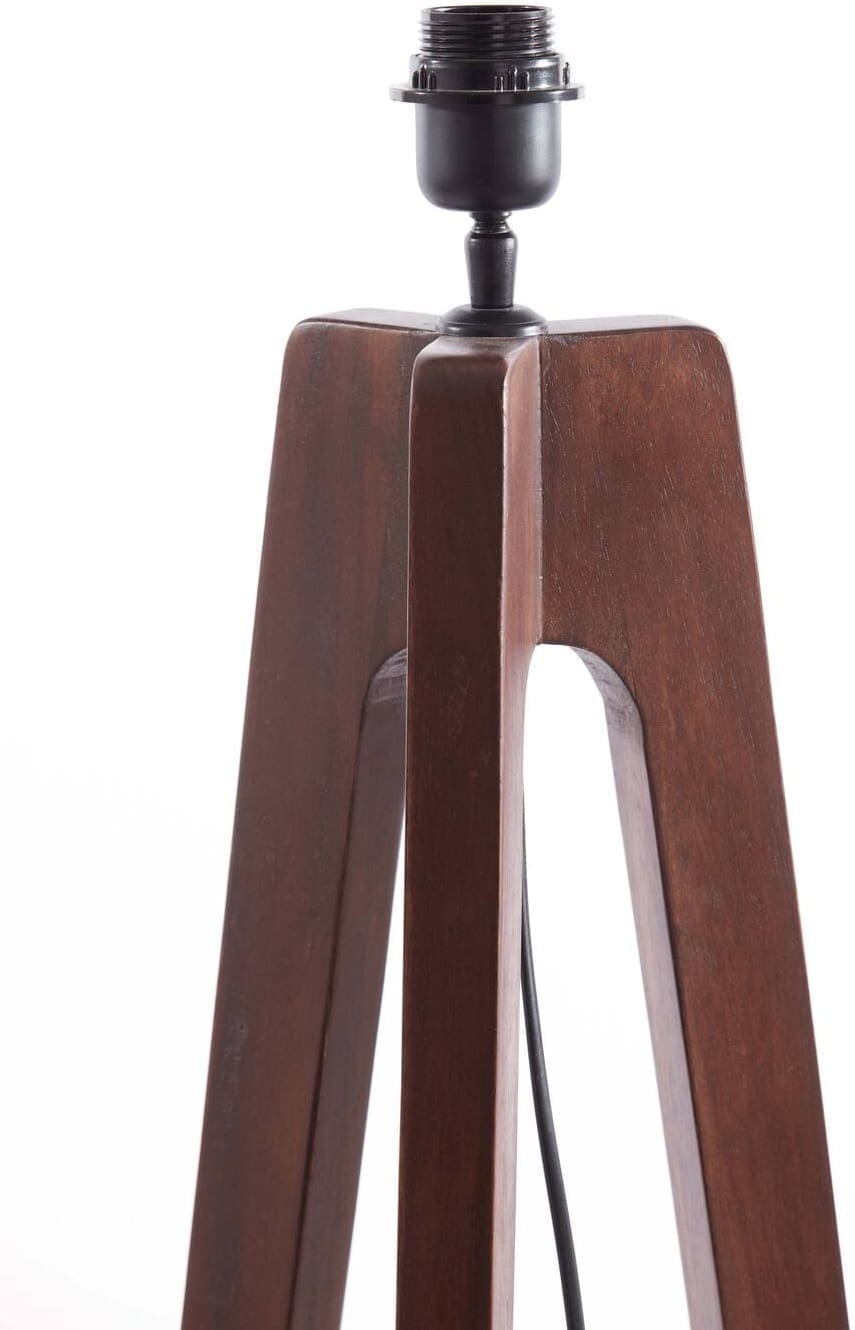 Vloerlamp Troina - Hout Roodbruin Light & Living Vloerlamp 8216233