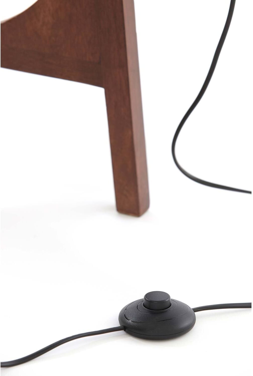 Vloerlamp Troina - Hout Roodbruin Light & Living Vloerlamp 8216233